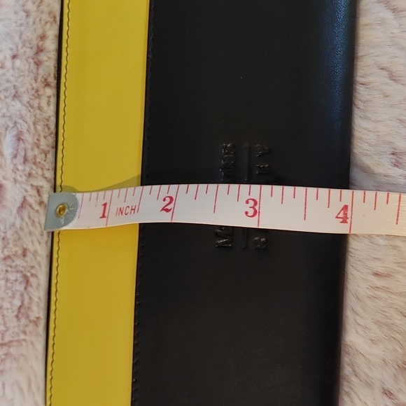 🌻RADLEY LONDON TWO-TONED BLACK AND YELLOW LARGE WALLET - Picture 10 of 11